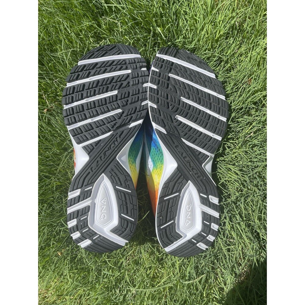Brooks Launch 5  Tie-Dye Rock & Roll Marathon Running Shoes~Womens 9.5 Rainbow - Picture 5 of 8